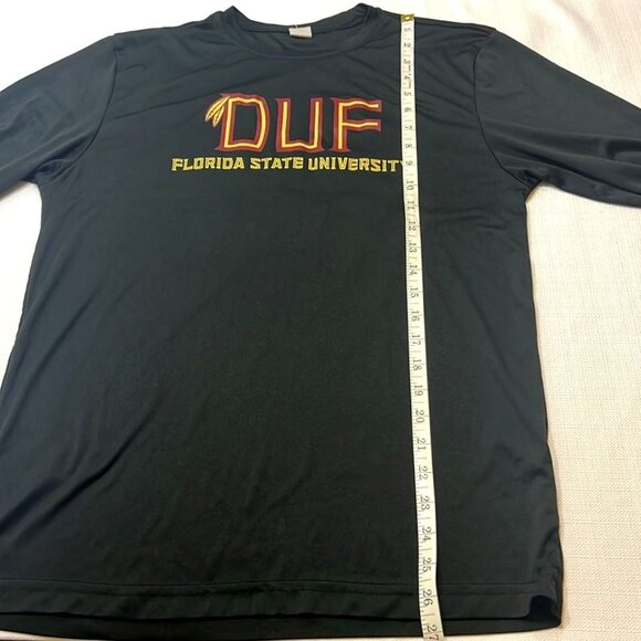 FSU DUF Long Sleeve Jersey Disc Store Black Gold #69 Medium Florida State - Picture 5 of 9